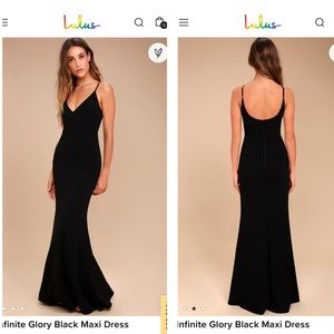 Lulu’s - Black Floor-Length Dress